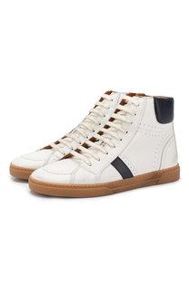Кожаные кеды Saint Laurent