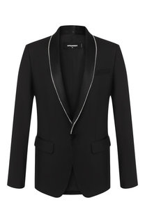 Пиджак из смеси шерсти и шелка Dsquared2
