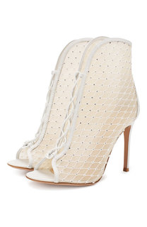 Комбинированные ботильоны Gianvito Rossi