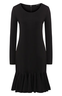 Платье с оборками Emporio Armani