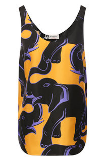 Шелковый топ Lanvin