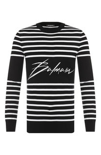 Хлопковый джемпер Balmain