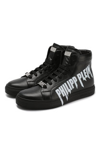 Кожаные кеды Philipp Plein