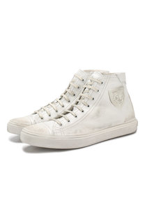 Кожаные кеды Saint Laurent