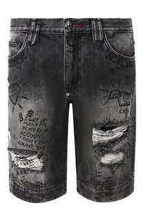 Джинсовые шорты Philipp Plein