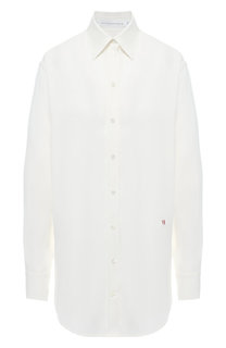 Рубашка из смеси вискозы и шелка Victoria Beckham