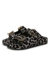 Текстильные шлепанцы Saint Barth Dolce & Gabbana