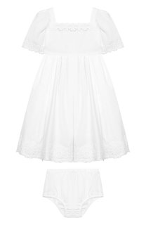 Комплект из хлопкового платья и шорт Dolce & Gabbana