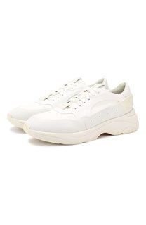 Кожаные кроссовки Santoni