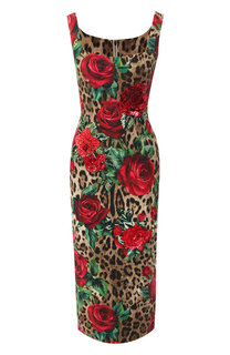 Платье из вискозы Dolce & Gabbana