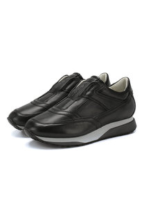 Кожаные кроссовки Santoni