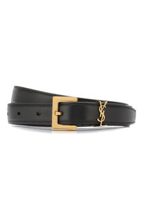 Кожаный ремень Saint Laurent
