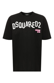 Хлопковая футболка Dsquared2