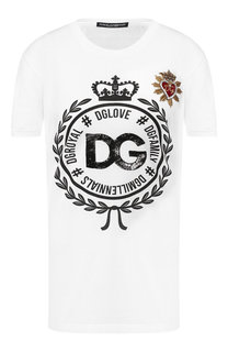 Хлопковая футболка Dolce & Gabbana