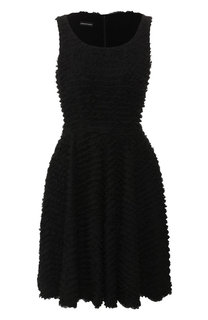 Платье с оборками Emporio Armani