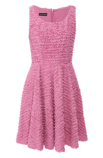 Платье с оборками Emporio Armani