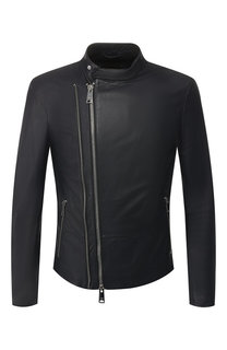 Кожаная косуха Emporio Armani