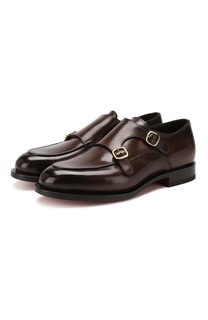 Кожаные монки Santoni