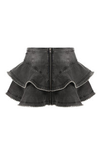 Джинсовая мини-юбка Philipp Plein