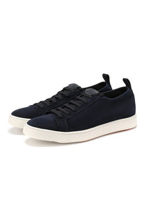 Замшевые кеды Santoni