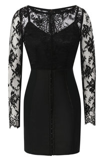 Приталенное мини-платье Dolce & Gabbana