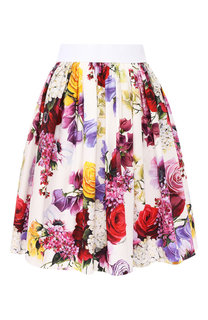 Хлопковая юбка Dolce & Gabbana