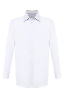 Хлопковая сорочка с воротником кент Brioni