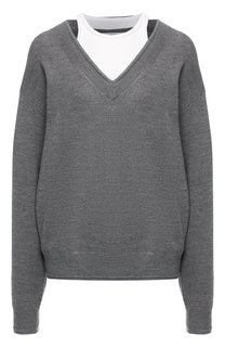 Шерстяной пуловер T by Alexander Wang