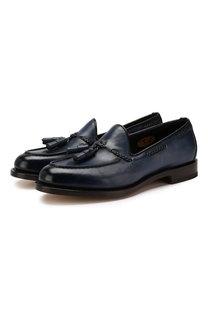 Кожаные лоферы Santoni