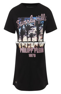 Хлопковое платье Philipp Plein