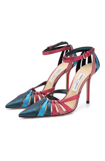Туфли Travis 100 с глиттером Jimmy Choo