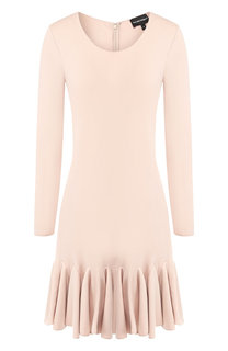 Платье с оборками Emporio Armani