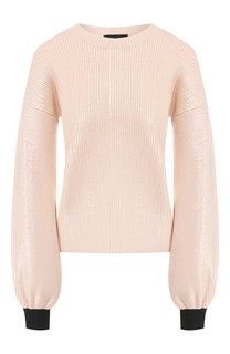 Пуловер из смеси вискозы и шерсти Emporio Armani