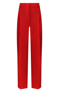 Брюки из вискозы и шелка Victoria Beckham