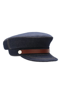 Джинсовая кепка с отделкой из кожи J.W. Anderson