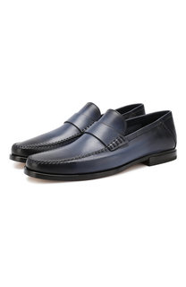 Кожаные лоферы Santoni