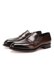 Кожаные лоферы Santoni