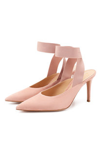 Замшевые туфли Delila 85 Gianvito Rossi