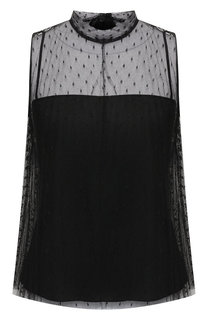 Топ с воротником-стойкой REDVALENTINO