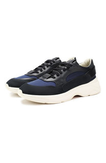 Кожаные кроссовки Santoni