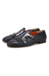 Кожаные монки Santoni