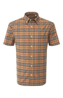 Хлопковая рубашка Burberry