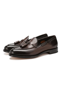 Кожаные лоферы Santoni