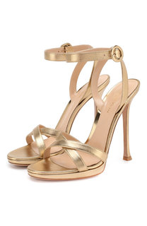 Кожаные босоножки Gianvito Rossi