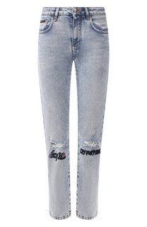Джинсы с потертостями Philipp Plein