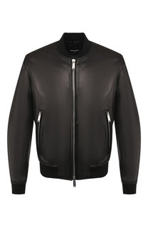 Кожаный бомбер Dsquared2