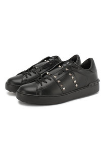 Кожаные кеды Valentino Garavani Rockstud Untitled Valentino