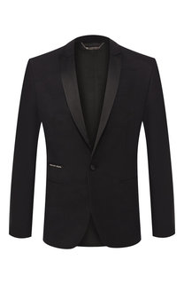 Пиджак из смеси шерсти и шелка Philipp Plein