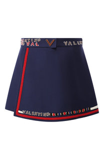 Шорты из смеси шерсти и шелка Valentino
