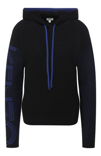 Худи из смеси хлопка и шерсти Kenzo